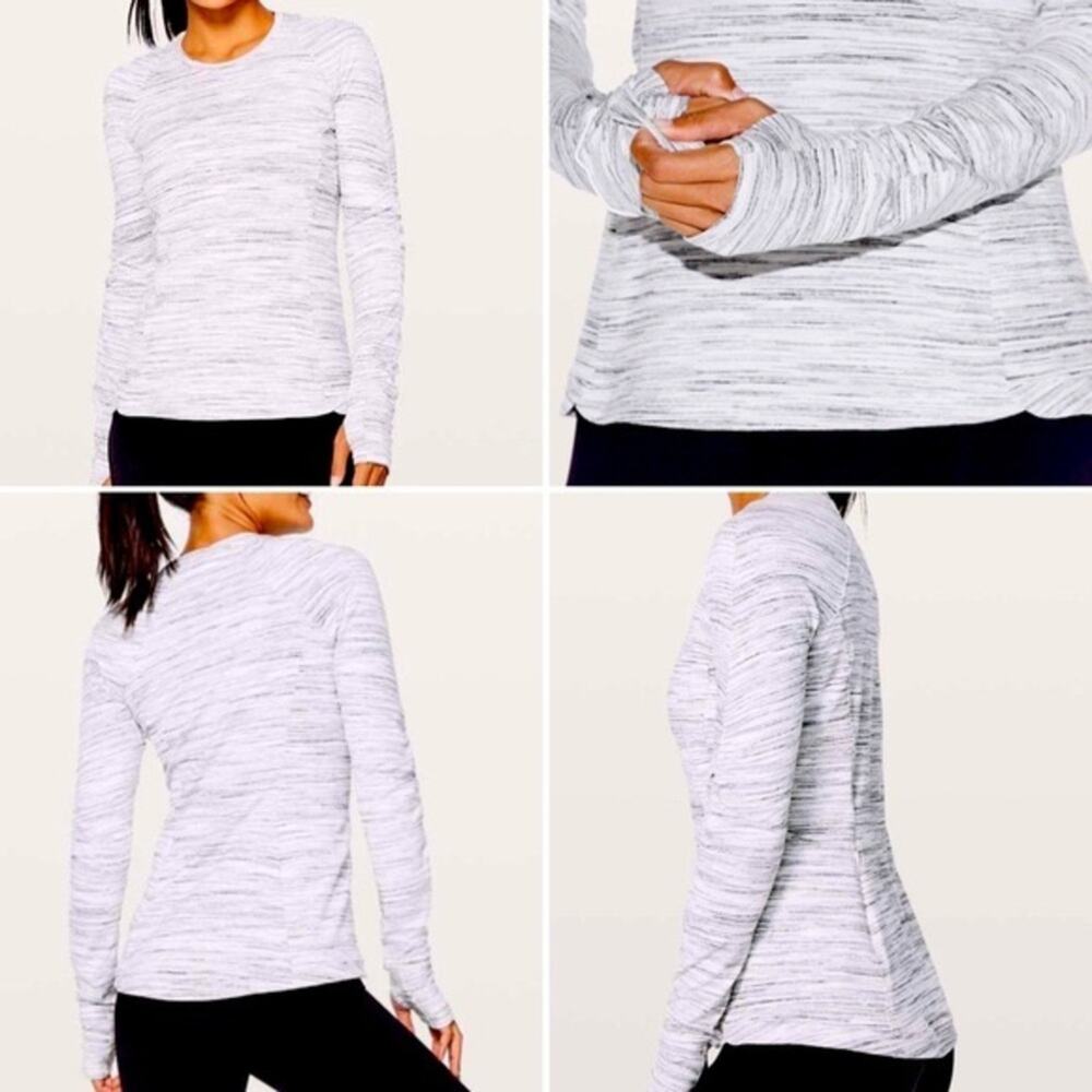 Lululemon $88 Runderful Long Sleeve
Space Dye Camo White Silver Spoon 8 EUC